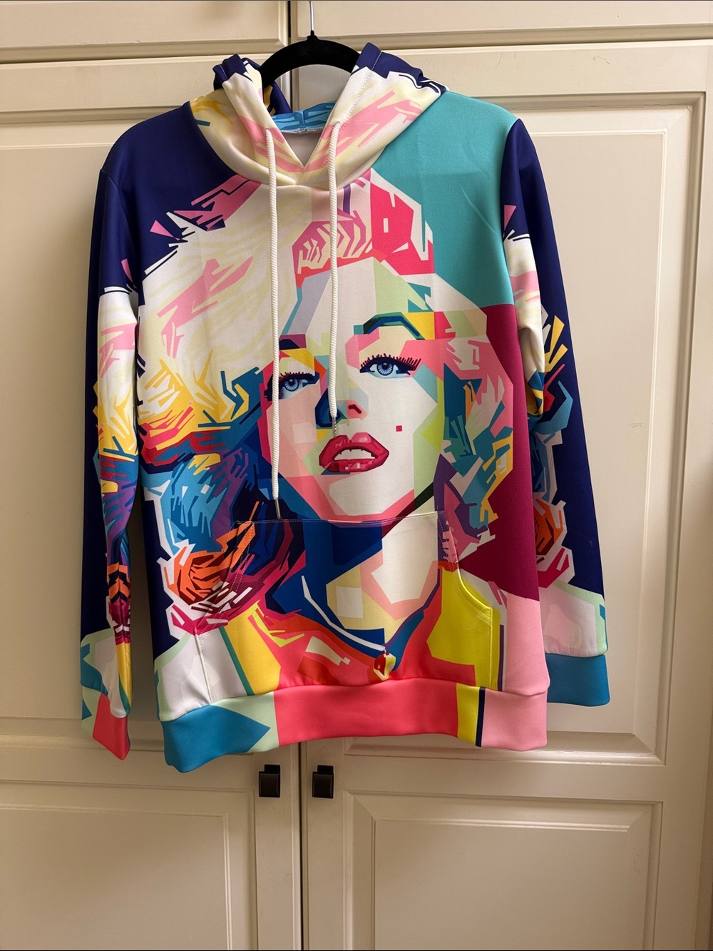 Multicolor Pop Art Marilyn Hoodie - Women’s Graphic Pullover